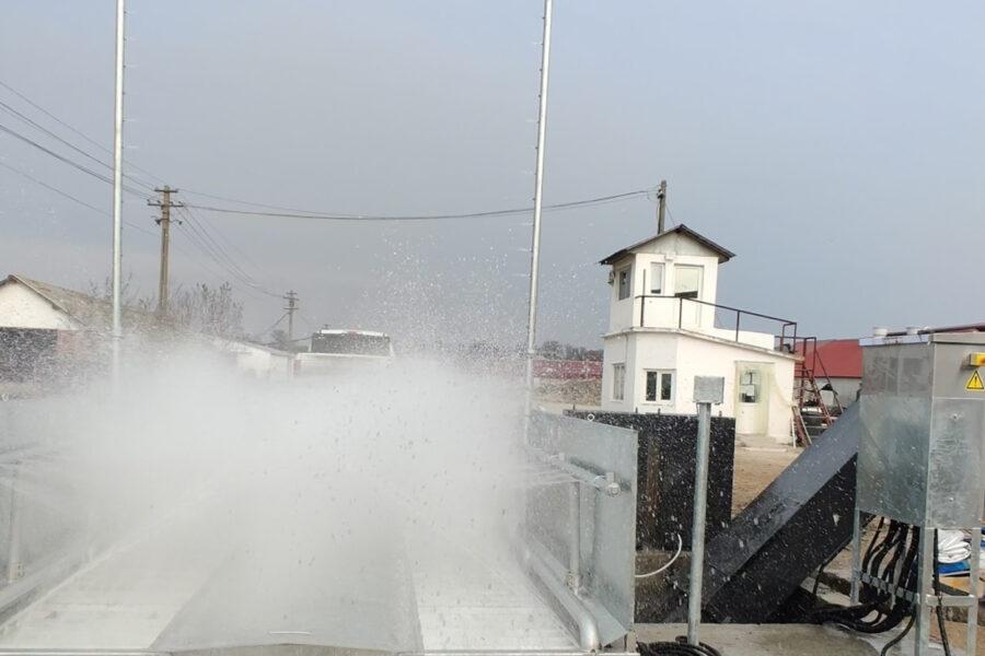 wielwasinstallatie, laveur de roues, wheel washer, reifenwaschanlage