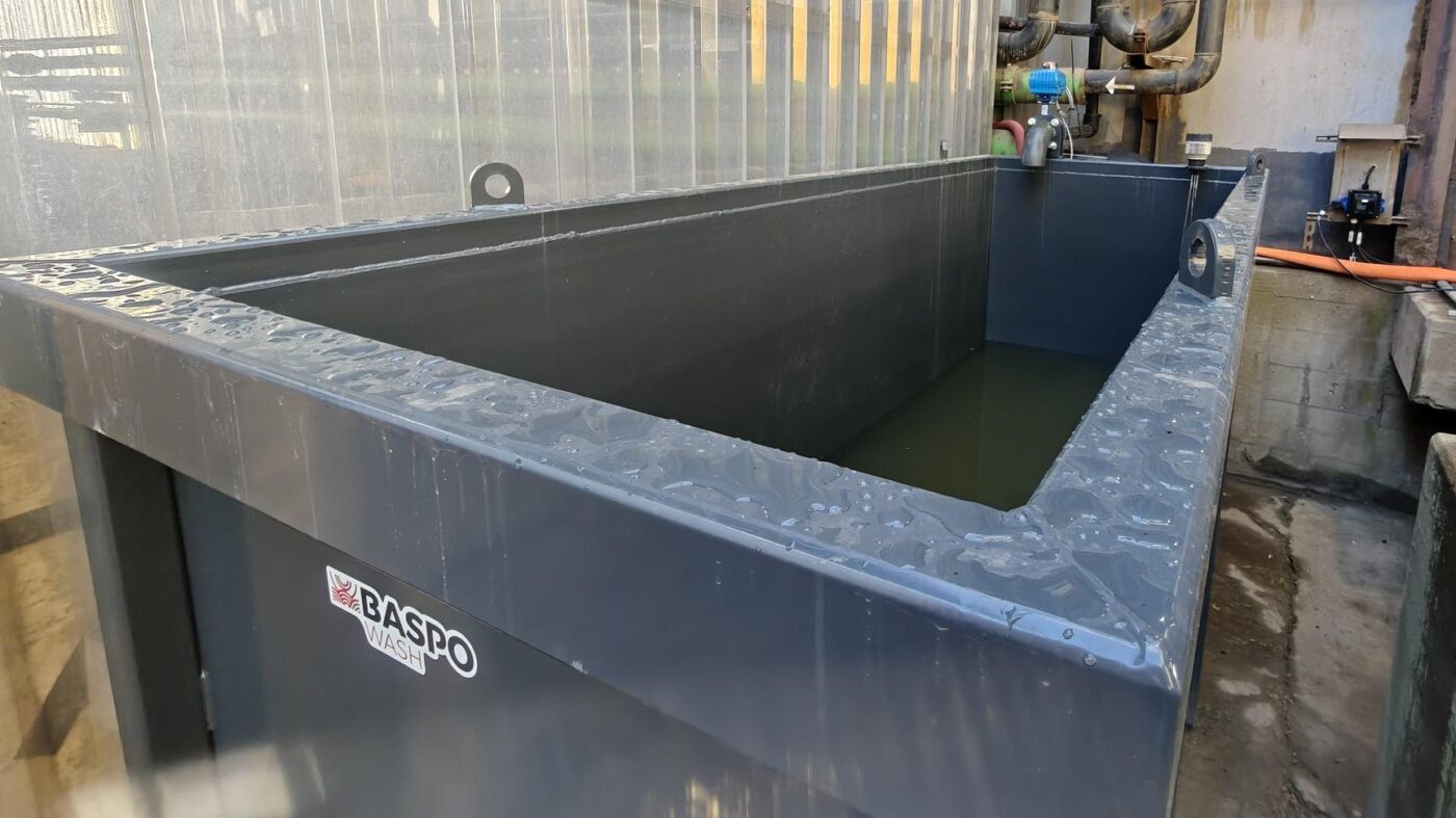 Watertank wielwasinstallatie 4,5 m³